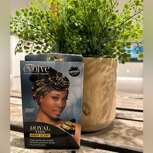 NIB Evolve Royal Ties Wrap Scarf Top Knot Turban